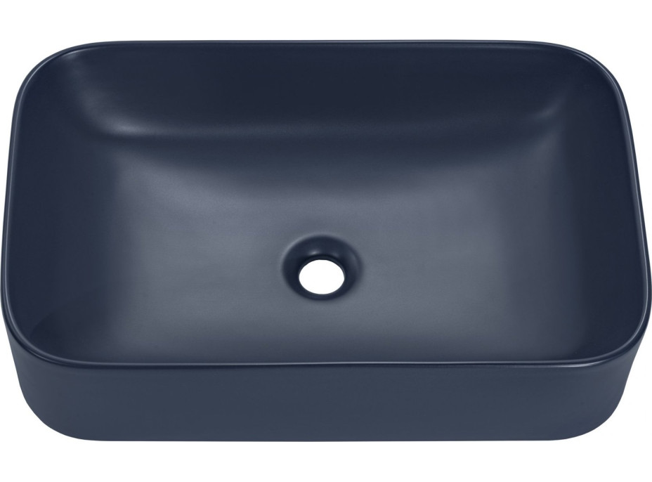 Keramické umývadlo NAVY 61 - modré matné