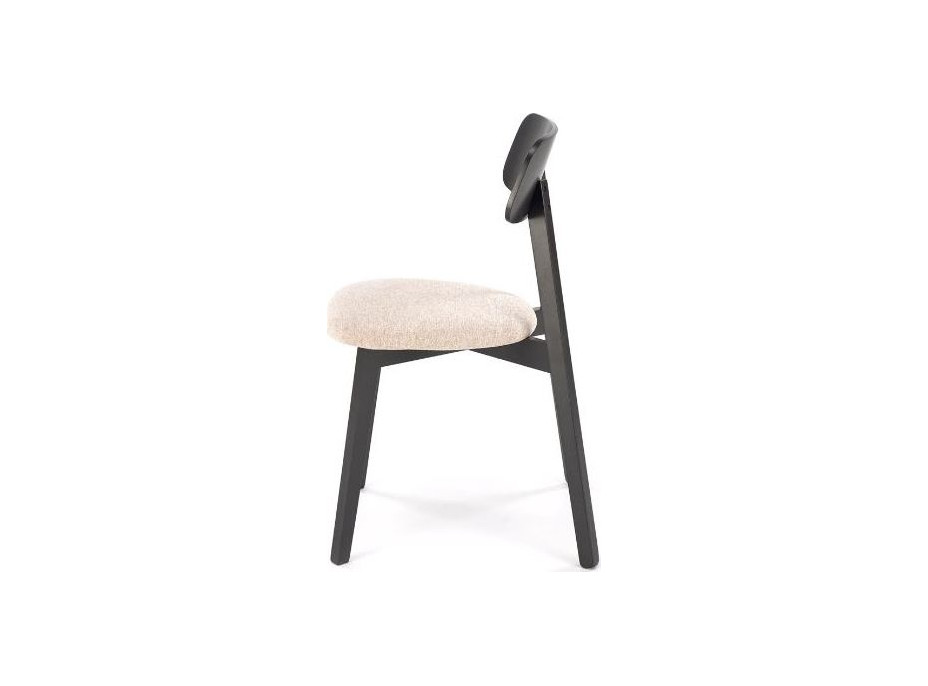 Jedálenská stolička HYLO - čierna/béžová