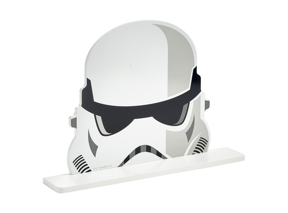 Detská polička Star Wars Stormtrooper - biela