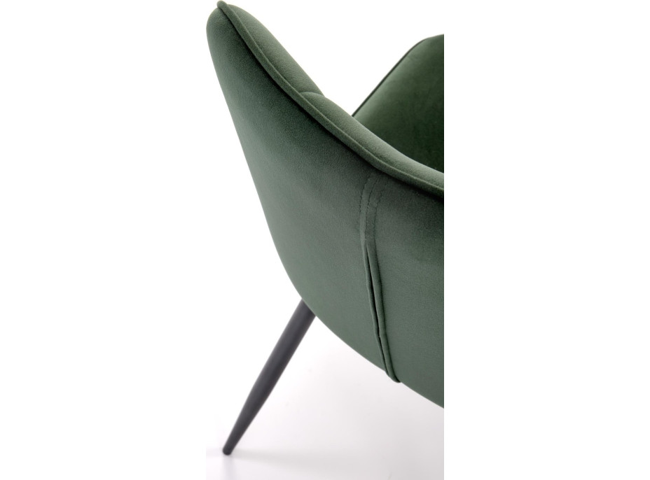 Jedálenská stolička VIDA - tmavo zelená