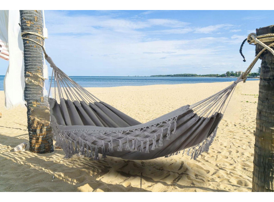 Hojdacia sieť MIDAS 200x150 cm - šedá