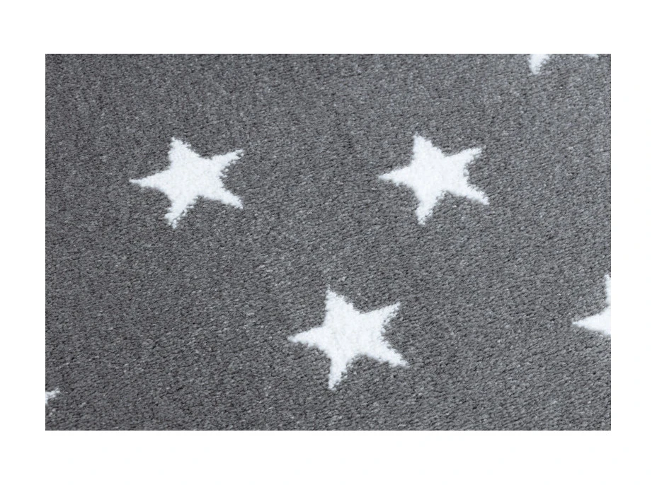 Detský kusový koberec Petit Cloud stars grey