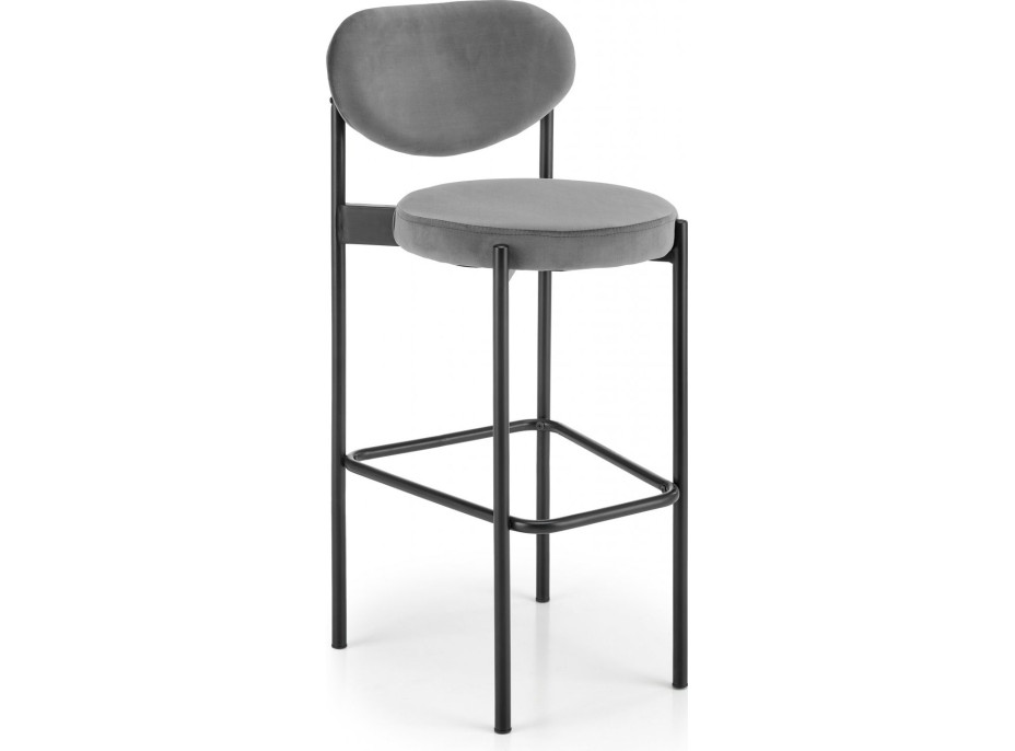 Barová stolička FRANCES - šedá