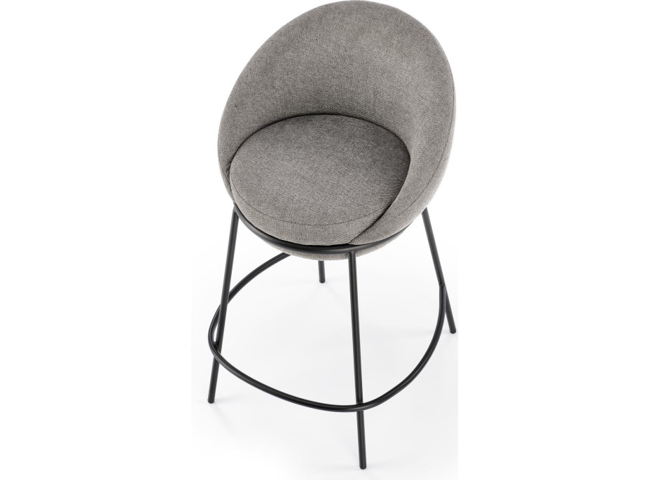Barová stolička BARREL - šedá
