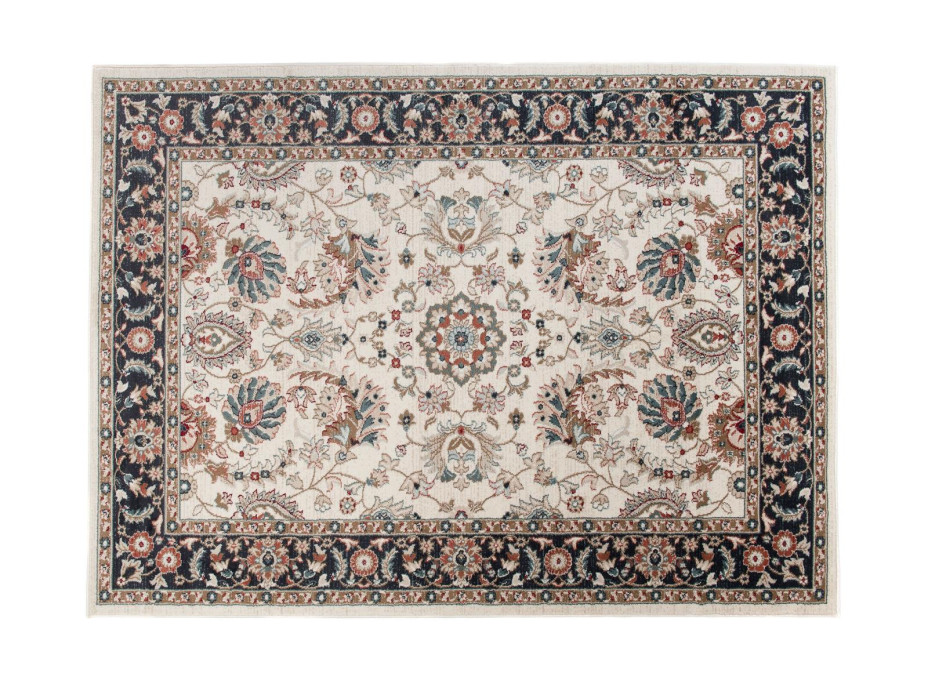 Kusový koberec DUBAI kilim - biely / sivý - 80x150 cm