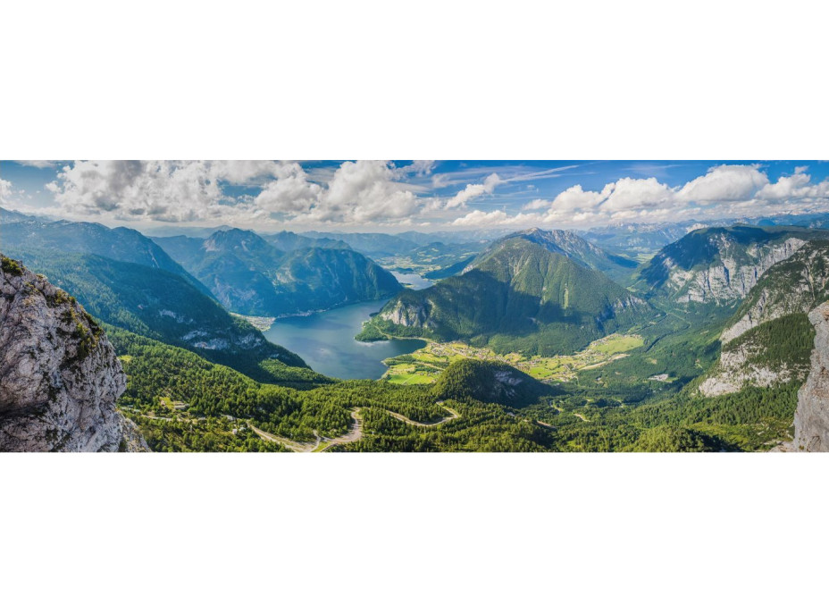 DINO Panoramatické puzzle Pohľad na Alpy 2000 dielikov