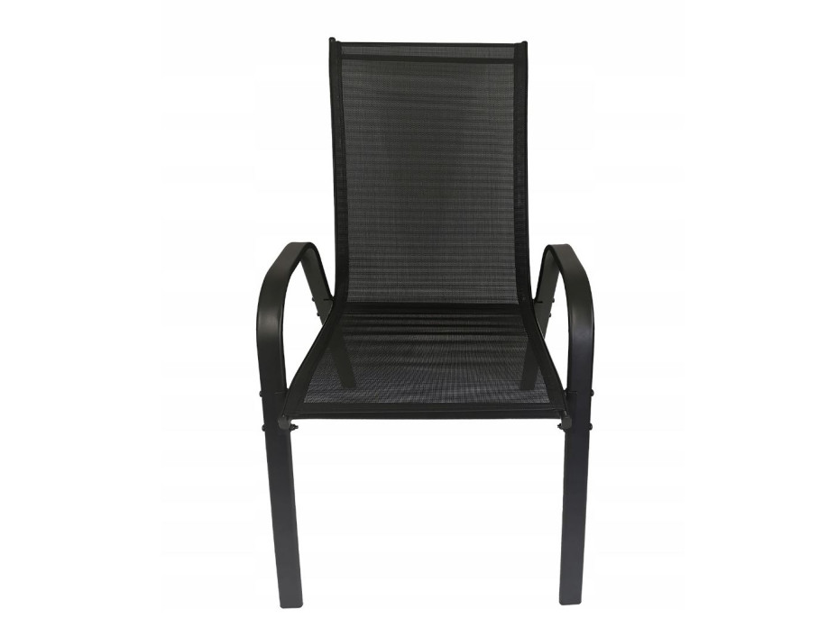 Záhradná stolička MINORKA - čierna