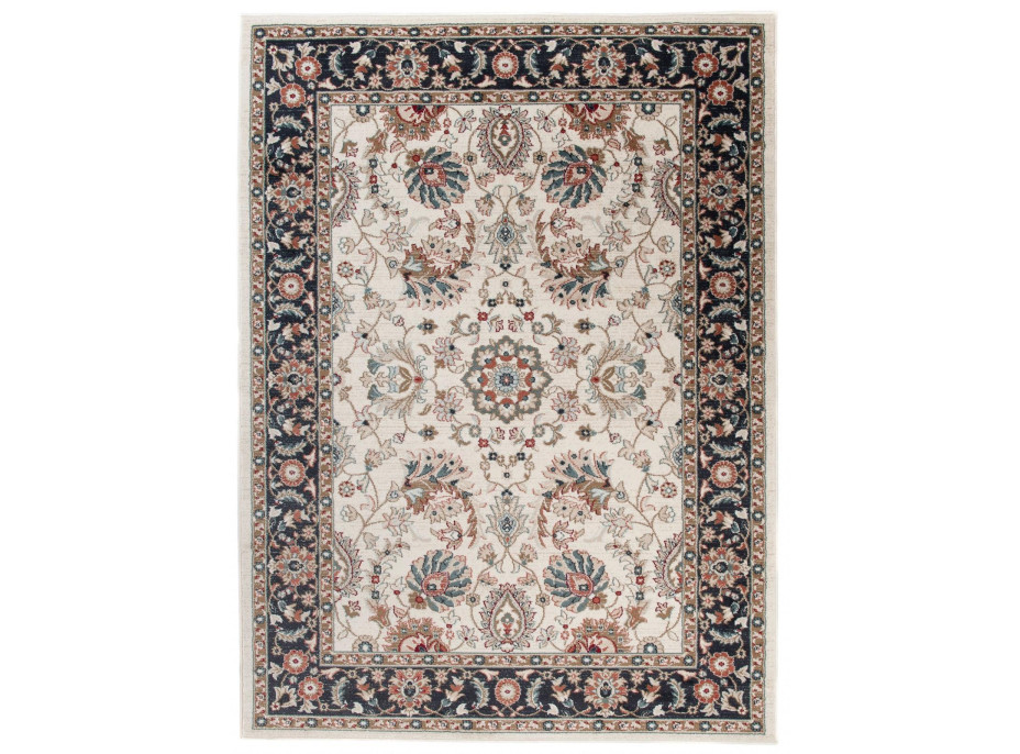 Kusový koberec DUBAI kilim - biely / sivý - 80x150 cm