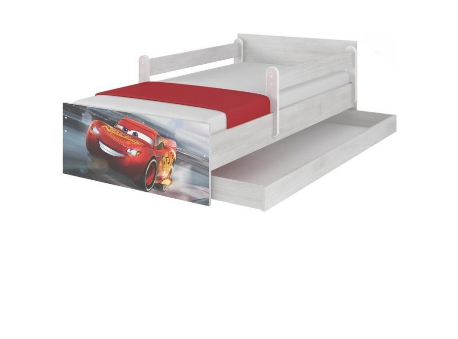 Detská posteľ MAX bez šuplíku Disney - AUTA 3 160x80 cm
