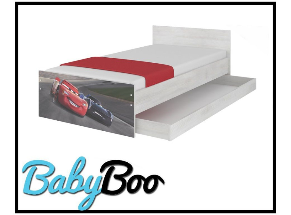 Detská posteľ MAX so zásuvkou Disney - AUTA 3 STORM 160x80 cm