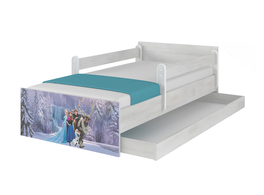 Detská posteľ MAX Disney - FROZEN II 160x80 cm - so zásuvkou