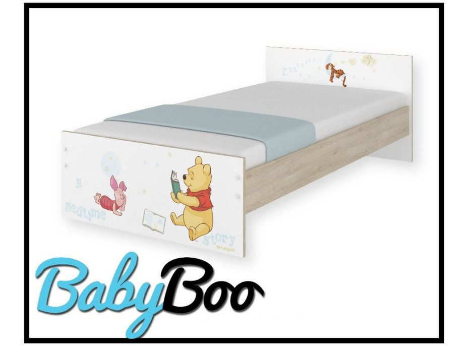 Detská posteľ MAX Disney - MACKO PÚ I 180x90 cm - bez šuplíku