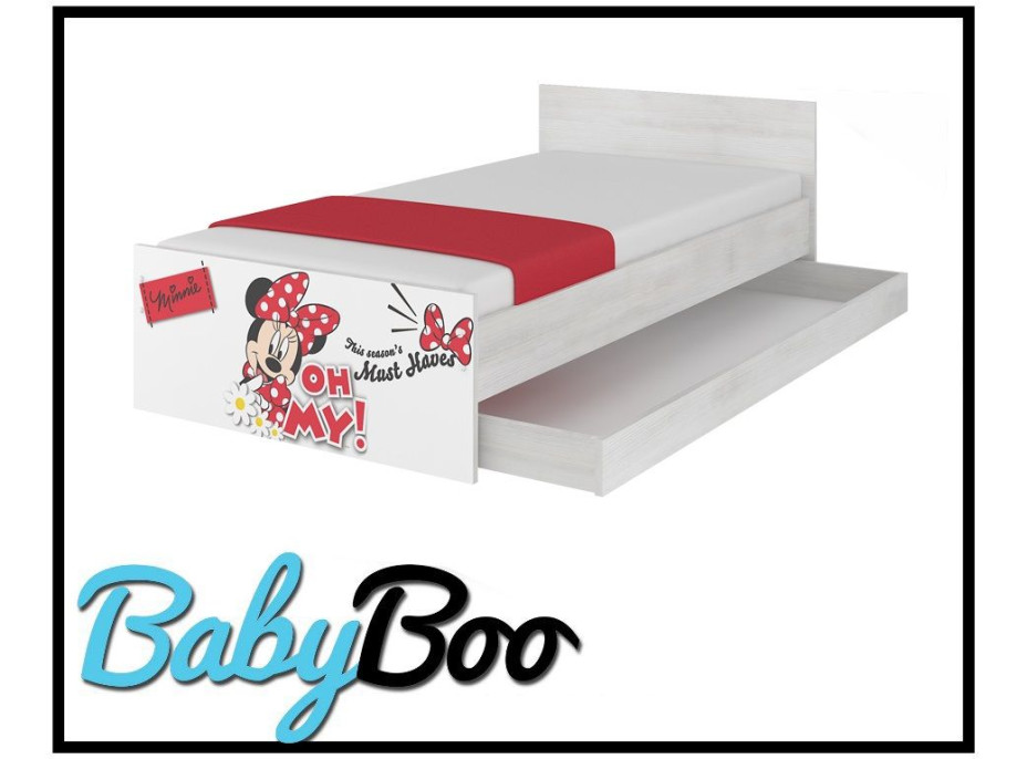 Detská posteľ MAX so zásuvkou Disney - MINNIE III 160x80 cm