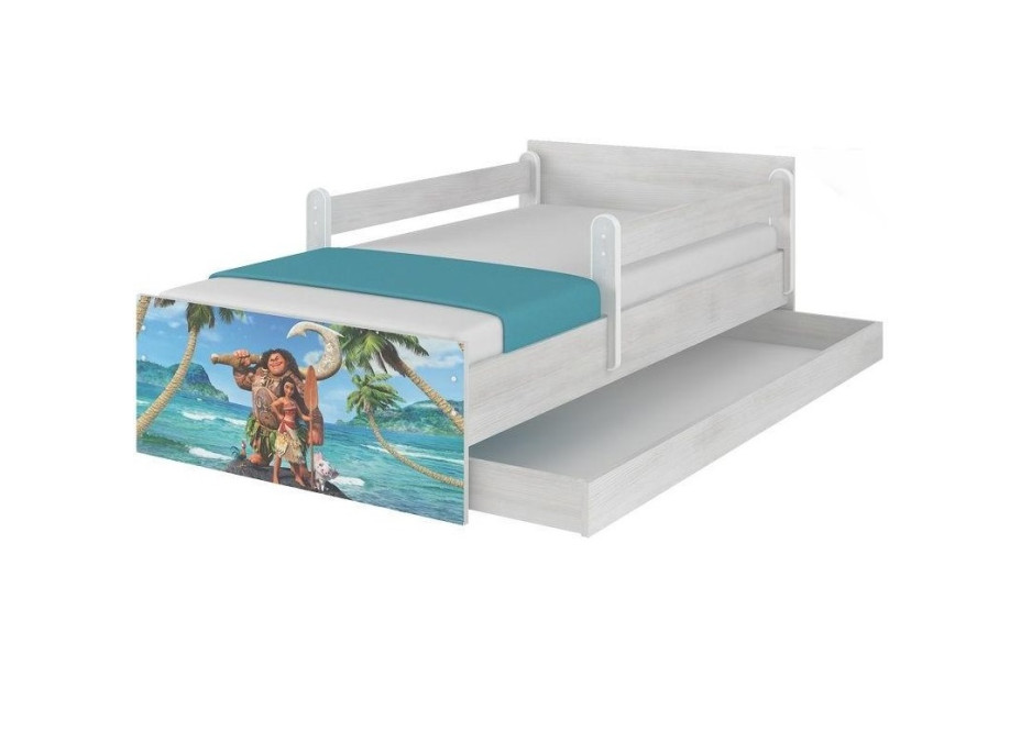 Detská posteľ MAX Disney - MOANA 160x80 cm - so zásuvkou