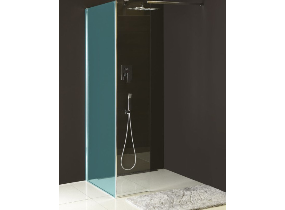 Polysan MODULAR SHOWER pevný panel na inštaláciu na stenu modulu MS2, 1000 mm, ľavý MS2B-100L