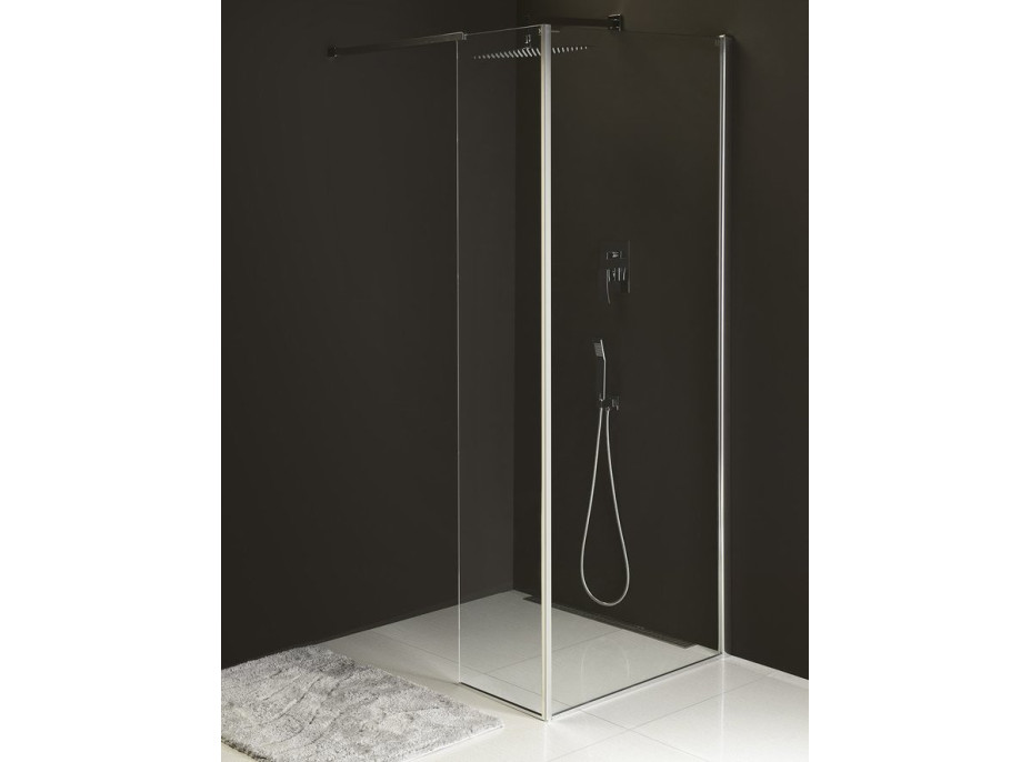 Polysan MODULAR SHOWER pevný panel na inštaláciu na stenu modulu MS2, 1200 mm, pravý MS2B-120R