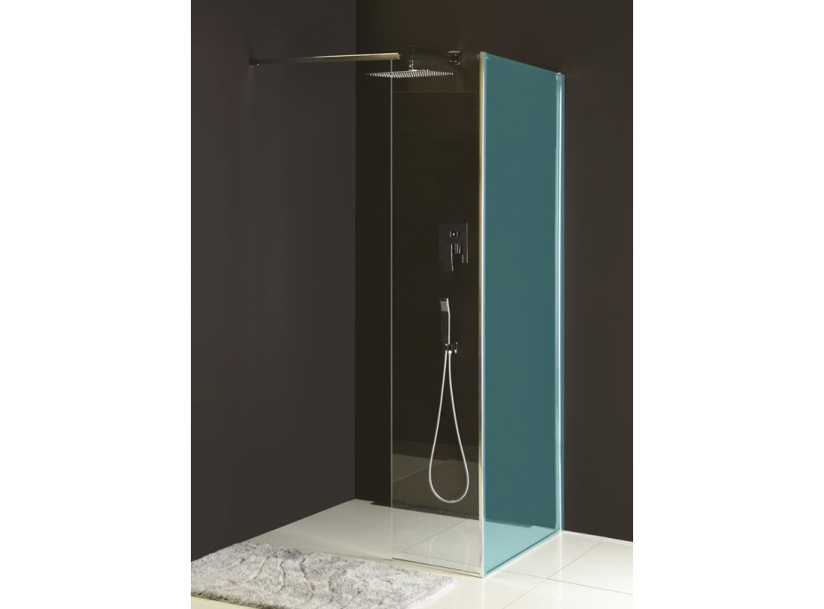 Polysan MODULAR SHOWER pevný panel na inštaláciu na stenu modulu MS2, 800 mm, pravý MS2B-80R