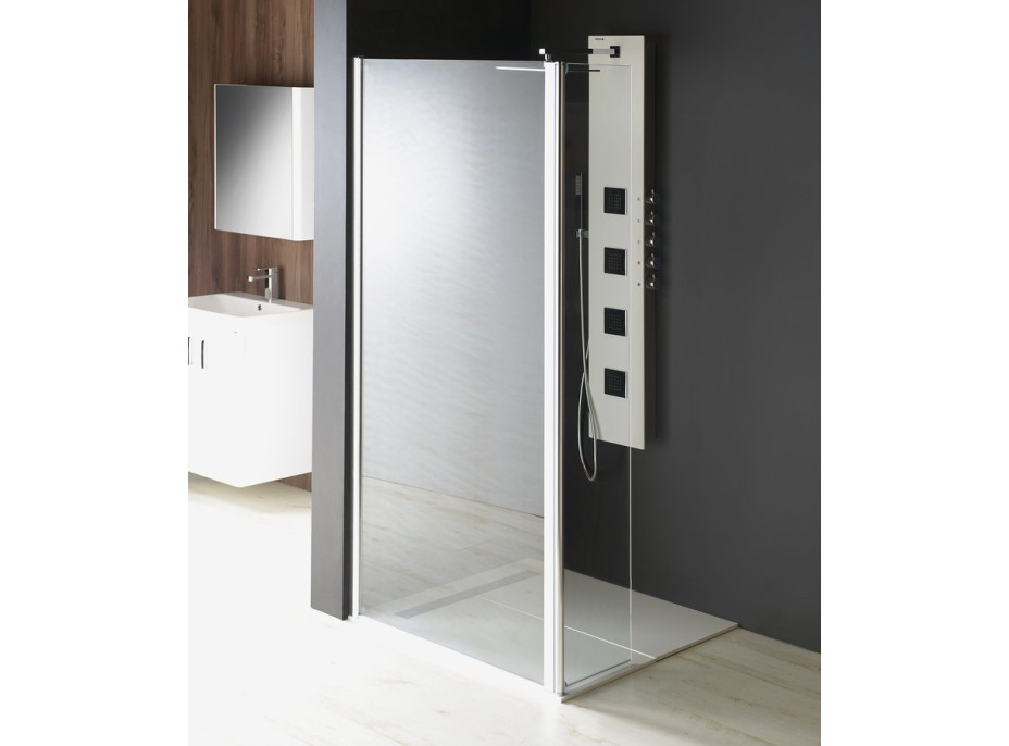 Polysan MODULAR SHOWER stena na inštaláciu na stenu, pre pripojenie otočného panelu, 1200 mm MS3A-120