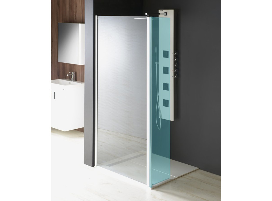 Polysan MODULAR SHOWER stena na inštaláciu na stenu, pre pripojenie otočného panelu, 1200 mm MS3A-120