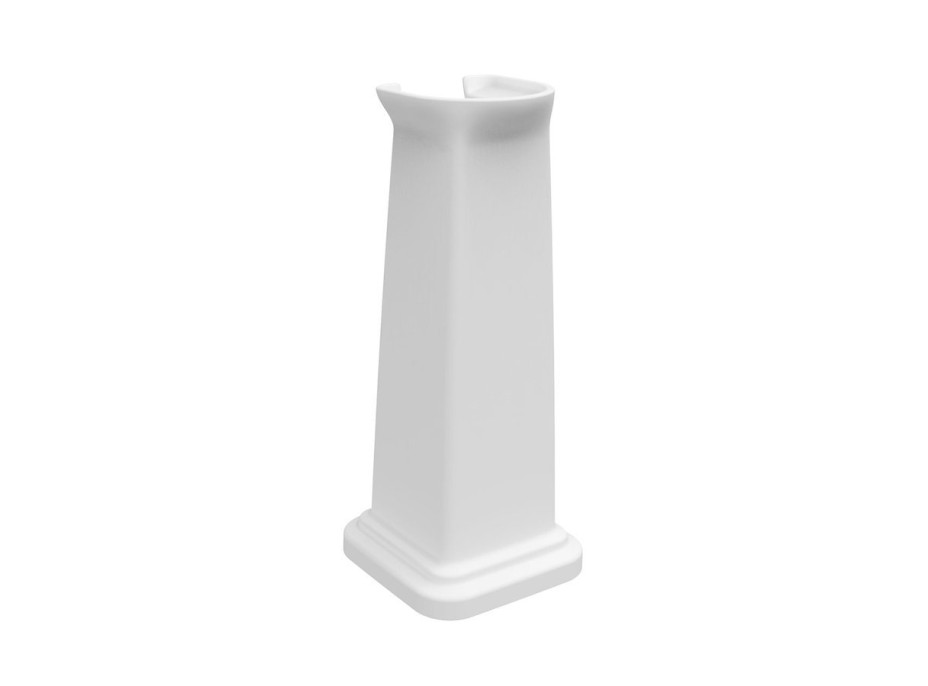 GSI CLASSIC keramický stĺp k umývadlu 66x27cm, biela ExtraGlaze 877011