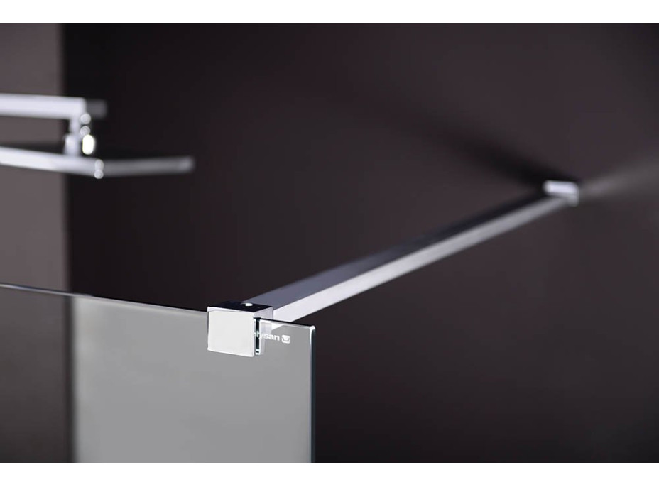 Polysan MODULAR SHOWER jednodielna zástena pevná na inštaláciu na stenu, 1000 mm MS1-100