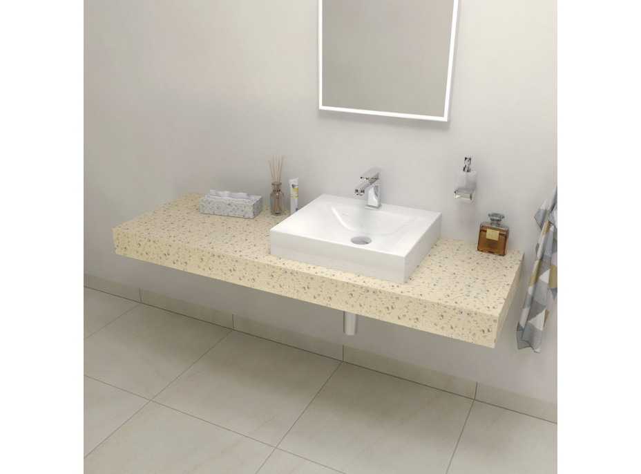 Sapho TAILOR rockstone doska 160x50 cm, prevedenie goliera C TR160C