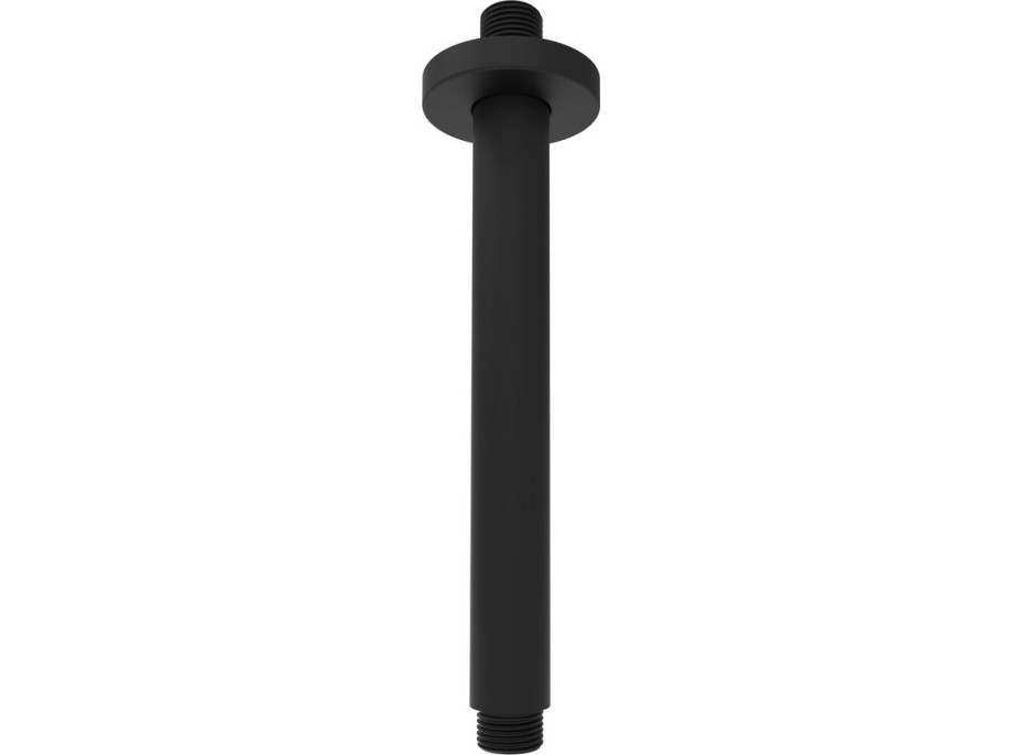 Sapho Sprchové stropné ramienko, okrúhle, 200mm, čierna mat 1205-05B