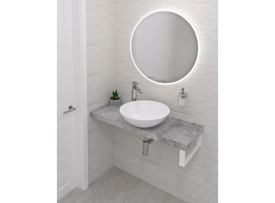 Sapho AVICE doska 250x36cm, cement AV2567