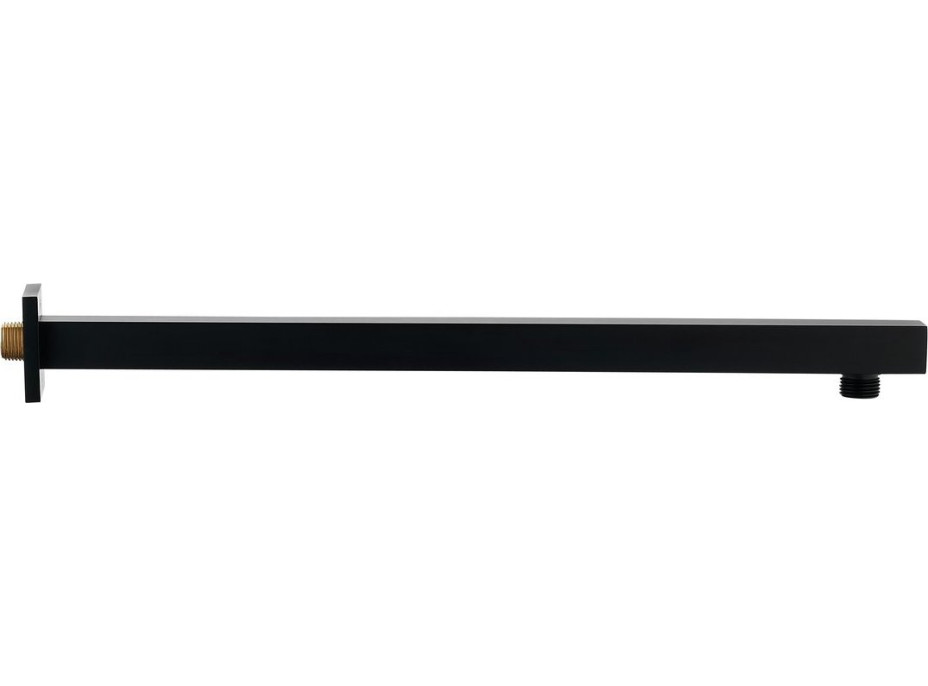 Sapho Sprchové ramienko hranaté nízke, 400mm, čierna mat SL102