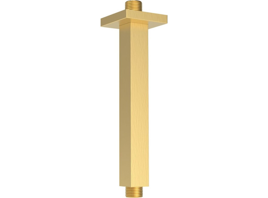 Sapho Sprchové stropné ramienko, hranaté, 200mm, zlato mat 1205-07GB