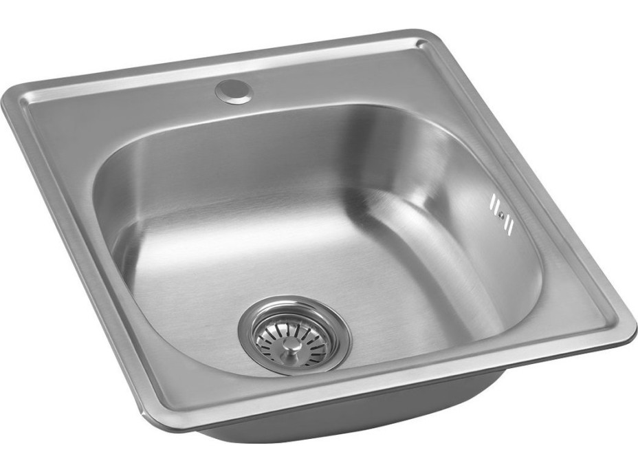 Aqualine Nerezový vstavaný drez 48x18x48 cm AQ4848B