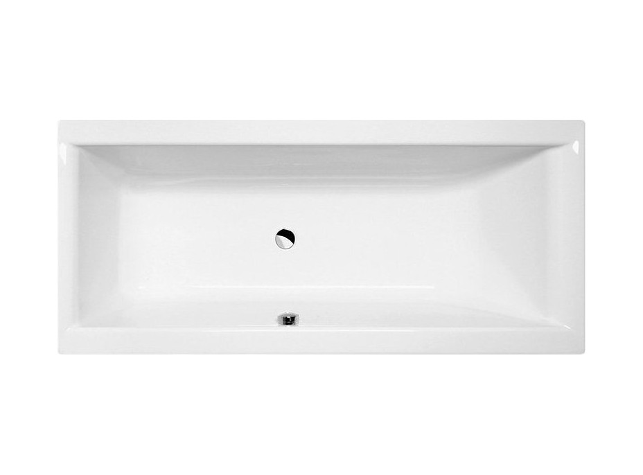 Polysan CLEO SLIM obdĺžniková vaňa 150x75x48cm, biela 27611S
