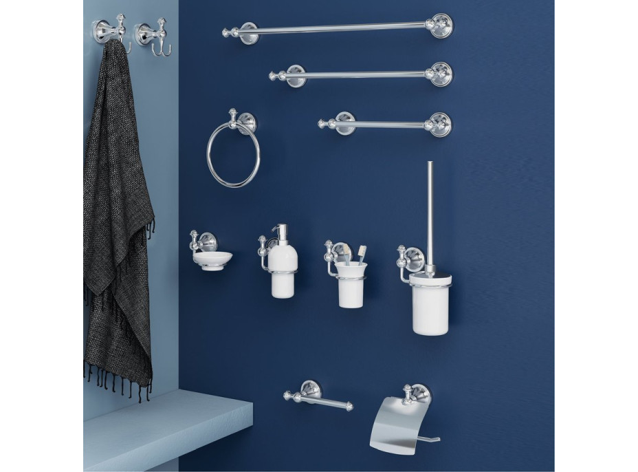 Gedy NEVIS držiak uterákov 300x82mm, chróm NV213013