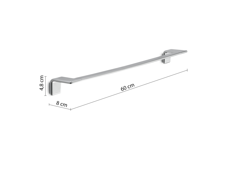 Gedy IL GIGLIO držiak uterákov 600x80mm, chróm A9216013