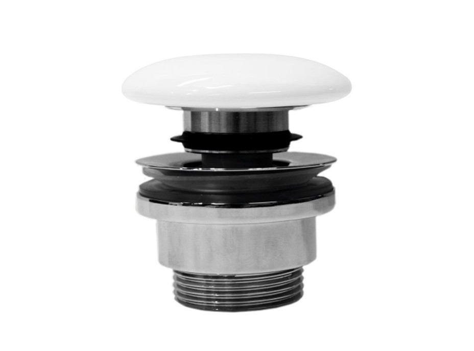 GSI GSI umývadlová výpusť 5/4“, click-clack, keramická zátka, biela PCS11