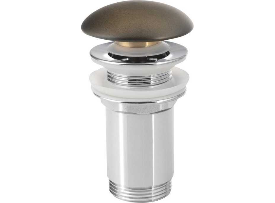 Sapho PRIORI umývadlová výpusť 5/4“, click-clack, bronz PV032