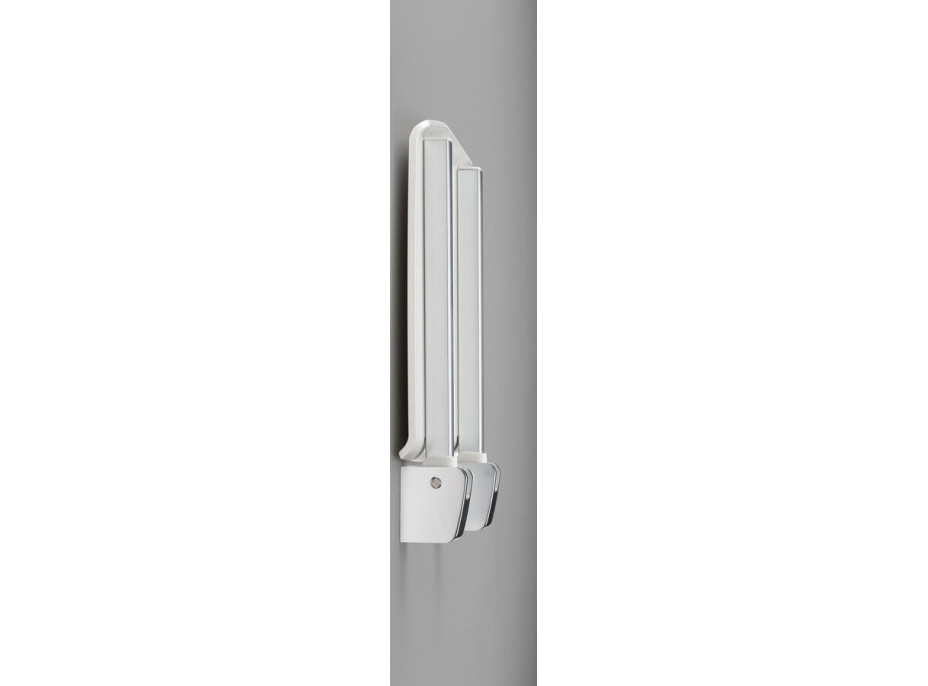 Gelco GELCO sklopné sedátko do sprchového kúta 32, 5x32, 5cm, biela GS120W