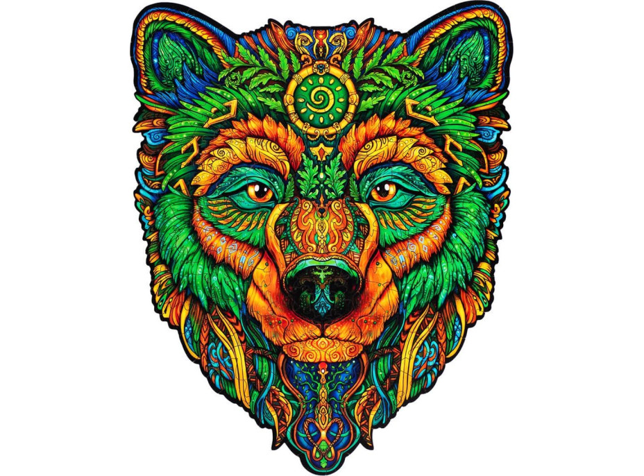 WOODLIKA Drevené puzzle Múdry medveď 160 dielikov