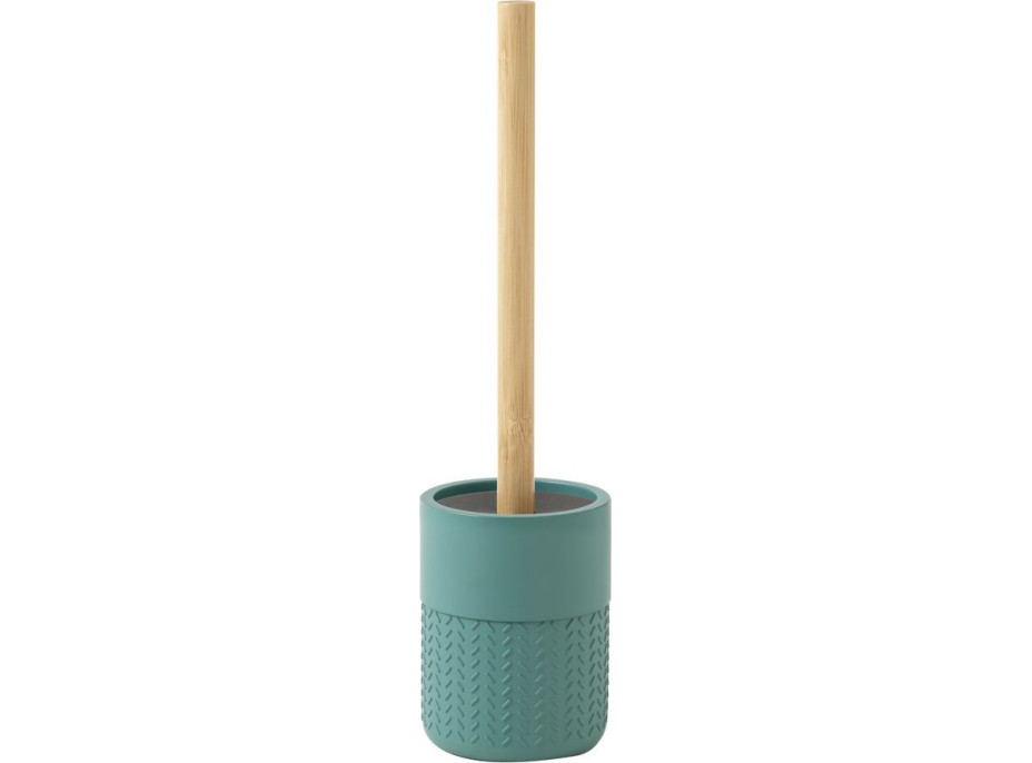 Gedy THEA WC kefa na postavenie, zelená/bambus TH3347