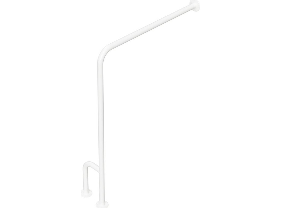 Sapho HANDICAP oporné madlo ĽAVÉ 800x850mm, biela XH526W