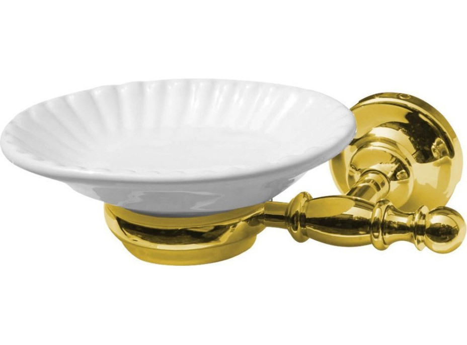 Sapho PERLA mydlenka, keramika, zlato PE1065