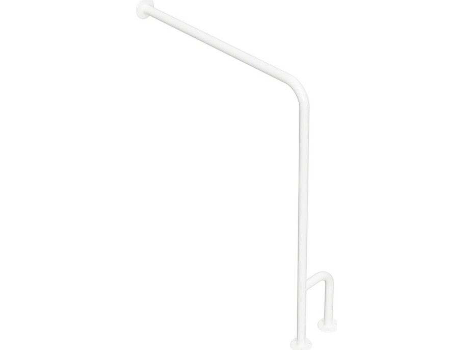 Sapho HANDICAP oporné madlo PRAVÉ 800x850mm, biela XH528W