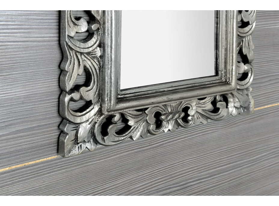 Sapho SAMBLUNG zrkadlo vo vyrezávanom ráme 40x70cm, strieborná IN109