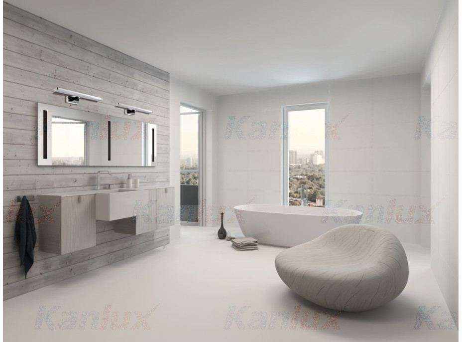 KANLUX ASTEN LED svietidlo 12W, 600x42x110mm, chróm 26681