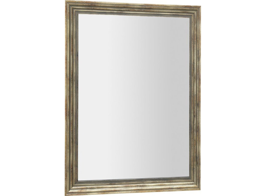 Sapho DEGAS zrkadlo v drevenom ráme 716x916mm, čierna/starobronz NL730