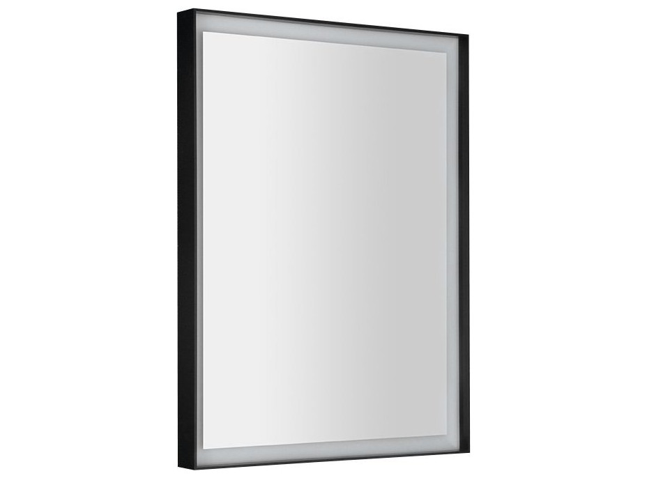 Sapho SORT zrkadlo s LED osvetlením 60x80cm, čierna mat ST080
