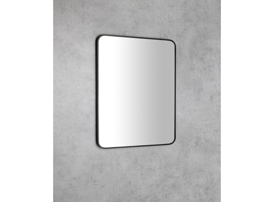 Sapho CONA zrkadlo v ráme 60x80cm, čierna NC260