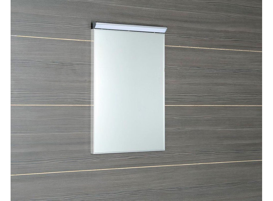 Aqualine BORA zrkadlo s LED osvetlením a vypínačom 400x600mm, chróm AL746