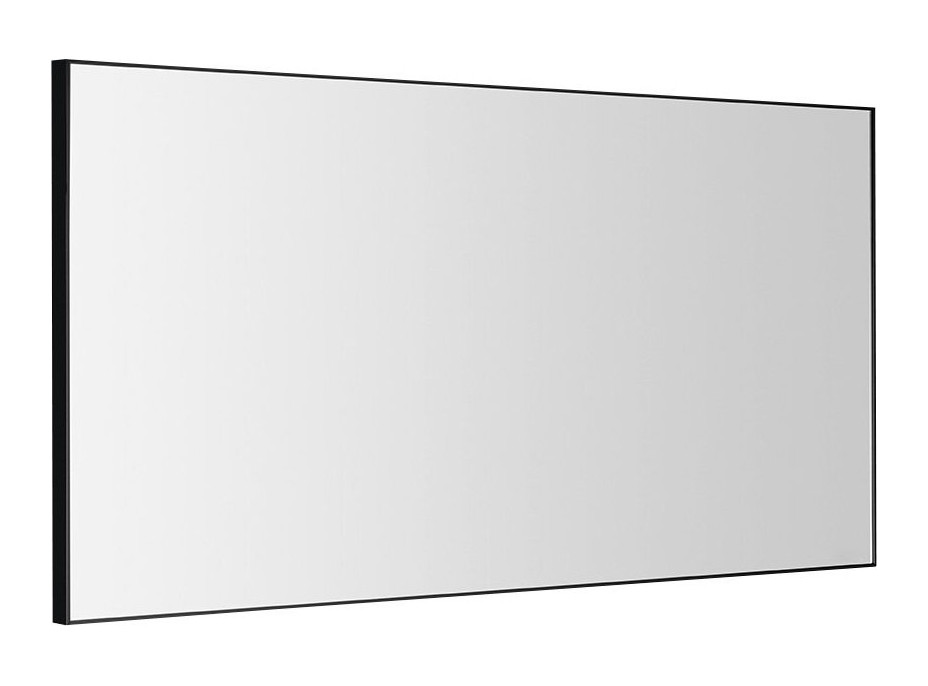 Sapho AROWANA zrkadlo v ráme 1200x600mm, čierna mat AWB1260