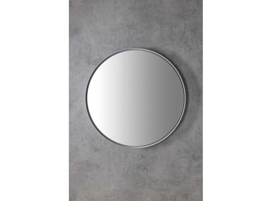 Sapho FLOAT okrúhle zrkadlo s LED podsvietením ø 600mm, biela 22559